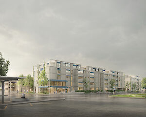 Foto Arealentwicklung Bahnhofstrasse, Sissach